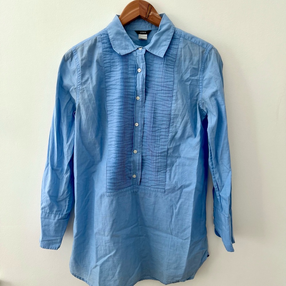 J. Crew Light Blue Casual Button Down Shirt
